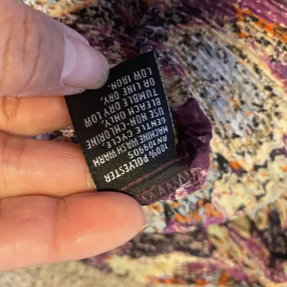 Y2K Blouse Top Bell Sleeves Stretch Romantic Fairycore Art To Wear Boho Lady M - Picture 5 of 11